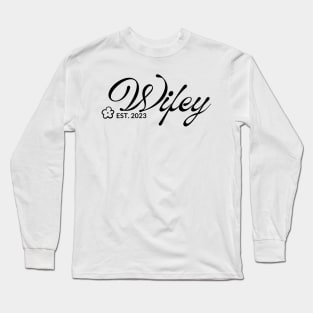 Floral Wifey 2023 Long Sleeve T-Shirt